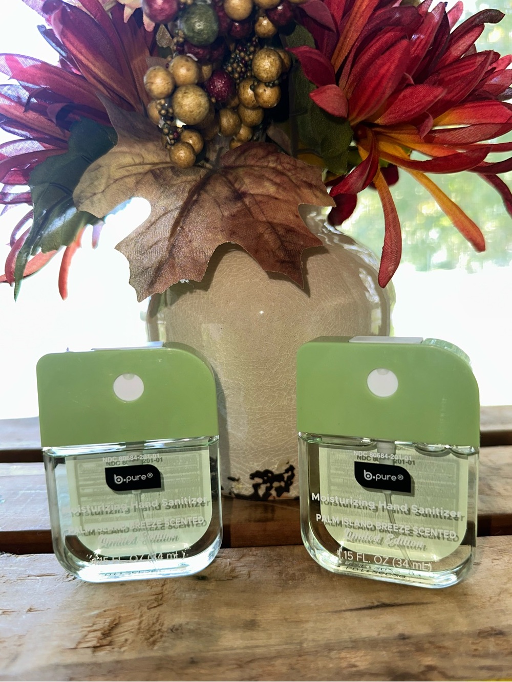 Limited Edition Palm Island Breeze Moisturizing Hand Sanitizer Spray~New~2 Pack